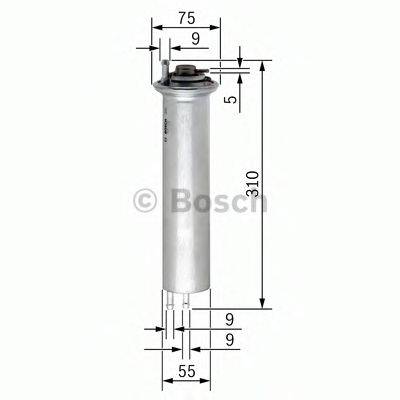 Топливный фильтр 0450905960 BOSCH - купить в магазине запчастей по Украине