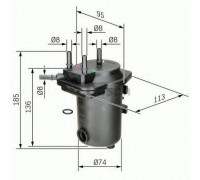 Топливный фильтр BOSCH 0 450 907 009 0450907009 BOSCH - купить в магазине запчастей по Украине