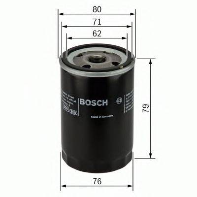 Масляный фильтр 0451102056 BOSCH - купити в магазині запчастин по Україні