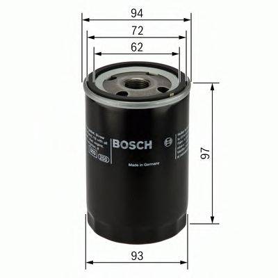 Масляный фильтр 0451103333 BOSCH - купити в магазині запчастин по Україні