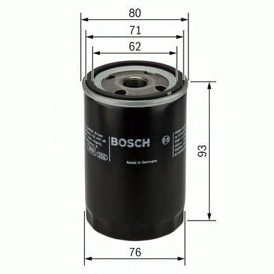 Масляный фильтр 0451103337 BOSCH - купить в магазине запчастей по Украине
