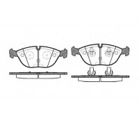 Комплект тормозных колодок, дисковый тормоз REMSA 0597.00 059700 REMSA - купить в магазине запчастей по Украине