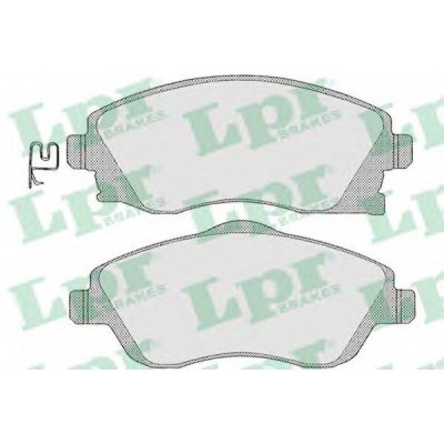 Комплект тормозных колодок, дисковый тормоз 05P1004 LPR - купить в магазине запчастей по Украине