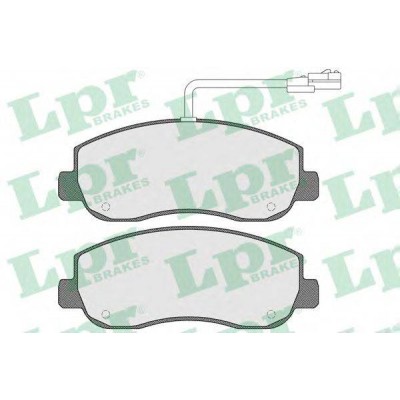 Комплект тормозных колодок, дисковый тормоз 05P1579 LPR - купить в магазине запчастей по Украине