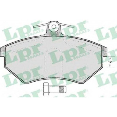 Комплект тормозных колодок, дисковый тормоз 05P600 LPR - купить в магазине запчастей по Украине