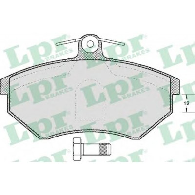 Комплект тормозных колодок, дисковый тормоз 05P613 LPR - купить в магазине запчастей по Украине