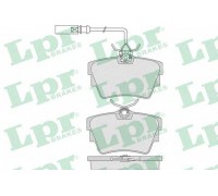 Комплект тормозных колодок, дисковый тормоз LPR 05P786 05P786 LPR - купить в магазине запчастей по Украине