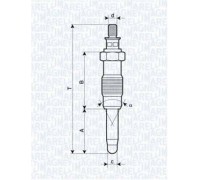 Свеча накаливания MAGNETI MARELLI 062900010304 062900010304 MAGNETI MARELLI - купить в магазине запчастей по Украине