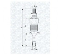 Свеча накаливания MAGNETI MARELLI 062900056304 062900056304 MAGNETI MARELLI - купить в магазине запчастей по Украине