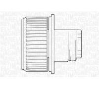 Вентилятор салона MAGNETI MARELLI 069412523010 069412523010 MAGNETI MARELLI - купить в магазине запчастей по Украине
