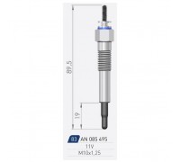 Свеча накаливания A-N PARTS 085 495 085495 A-N PARTS - купить в магазине запчастей по Украине