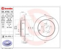 08A75511 BREMBO - купити в магазині запчастин по Україні