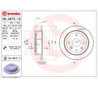 08A87210 BREMBO - купить в магазине запчастей по Украине