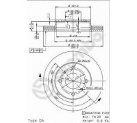 09544914 BREMBO - купити в магазині запчастин по Україні