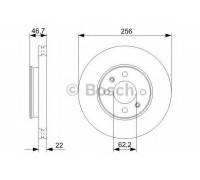 Тормозной диск BOSCH 0 986 479 367 0986479367 BOSCH - купить в магазине запчастей по Украине