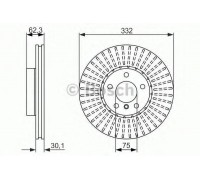0986479624 BOSCH - купить в магазине запчастей по Украине