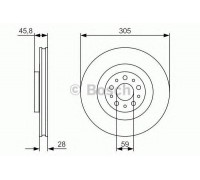 0986479736 BOSCH - купить в магазине запчастей по Украине