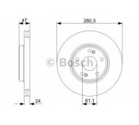 0986479743 BOSCH - купить в магазине запчастей по Украине