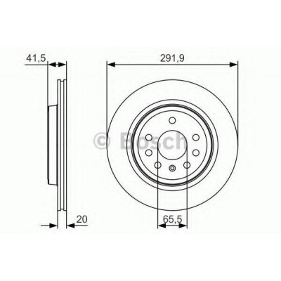Тормозной диск 0986479S27 BOSCH - купить в магазине запчастей по Украине