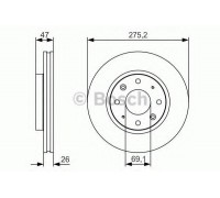 0986479S28 BOSCH - купить в магазине запчастей по Украине
