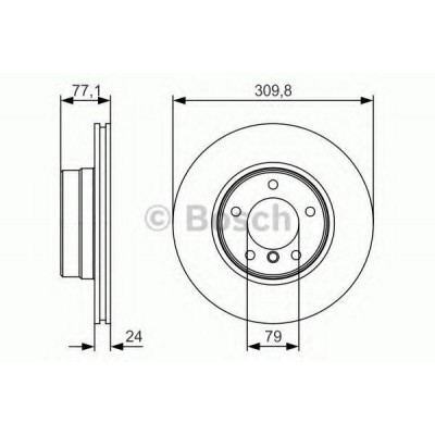 Тормозной диск 0986479S29 BOSCH - купить в магазине запчастей по Украине