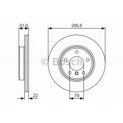 Тормозной диск 0986479S32 BOSCH - купить в магазине запчастей по Украине