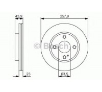 0986479S38 BOSCH - купить в магазине запчастей по Украине