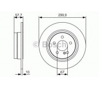 0986479S92 BOSCH - купить в магазине запчастей по Украине