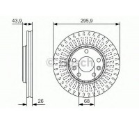 0986479S93 BOSCH - купить в магазине запчастей по Украине