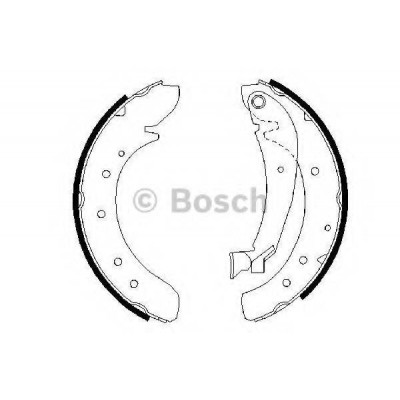 Комплект тормозных колодок 0986487522 BOSCH - купити в магазині запчастин по Україні