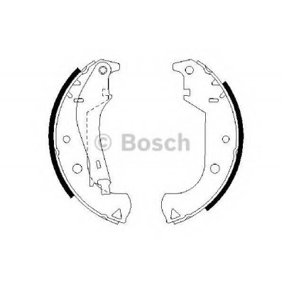 Комплект тормозных колодок 0986487626 BOSCH - купить в магазине запчастей по Украине