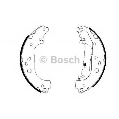 Комплект тормозных колодок 0986487667 BOSCH - купить в магазине запчастей по Украине