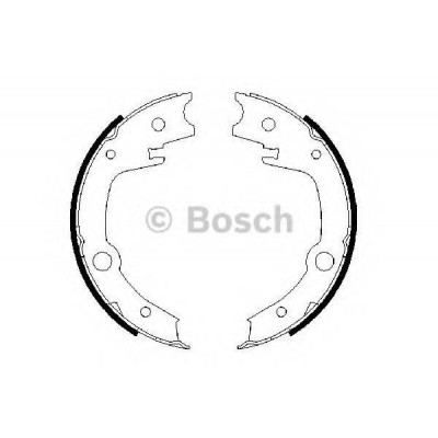 Комплект тормозных колодок, стояночная тормозная система 0986487679 BOSCH - купить в магазине запчастей по Украине