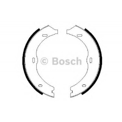 Комплект тормозных колодок, стояночная тормозная система 0986487718 BOSCH - купить в магазине запчастей по Украине