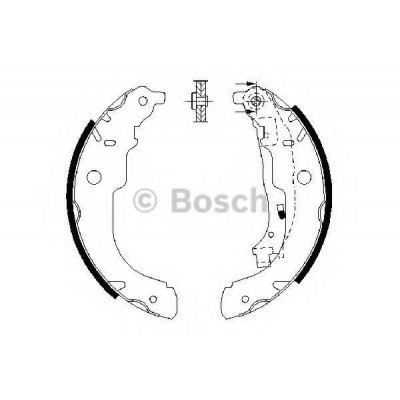 Комплект тормозных колодок 0986487721 BOSCH - купити в магазині запчастин по Україні