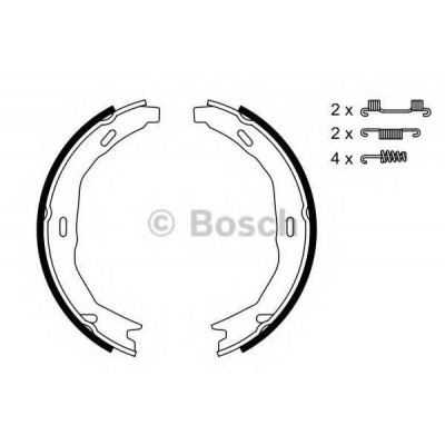 Комплект тормозных колодок, стояночная тормозная система 0986487723 BOSCH - купить в магазине запчастей по Украине