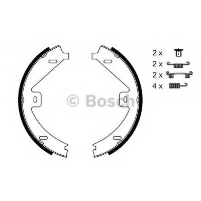 Комплект тормозных колодок, стояночная тормозная система 0986487752 BOSCH - купить в магазине запчастей по Украине