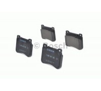 Комплект тормозных колодок, дисковый тормоз BOSCH 0 986 494 166 0986494166 BOSCH - купити в магазині запчастин по Україні