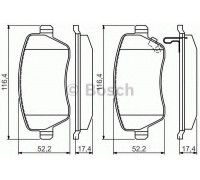 0986494573 BOSCH - купить в магазине запчастей по Украине