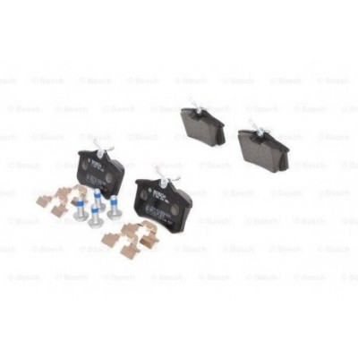 Колодки гальмівні (задні) VW Caddy III 04-/Peugeot 0986494596 BOSCH - купити в магазині запчастин по Україні