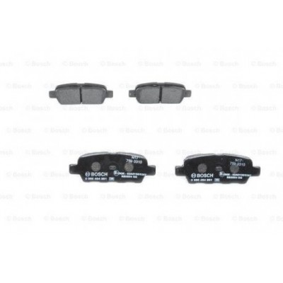 Тормозные колодки Задн.Qashqai/Teana/Tiida 0986494861 BOSCH - купити в магазині запчастин по Україні