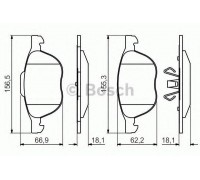 0986495215 BOSCH - купить в магазине запчастей по Украине