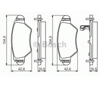 0986495250 BOSCH - купить в магазине запчастей по Украине