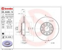Тормозной диск BREMBO 09.A428.11 09A42811 BREMBO - купить в магазине запчастей по Украине