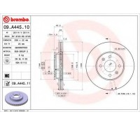 Тормозной диск BREMBO 09.A445.10 09A44510 BREMBO - купить в магазине запчастей по Украине