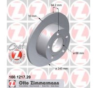 Тормозной диск ZIMMERMANN 100.1217.20 100121720 ZIMMERMANN - купить в магазине запчастей по Украине