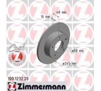 Тормозной диск ZIMMERMANN 100.1232.20 100123220 ZIMMERMANN - купить в магазине запчастей по Украине