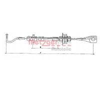 Тросик газа METZGER 10.090 10090 METZGER - купить в магазине запчастей по Украине