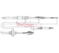 Трос, управление сцеплением METZGER 10.3149 103149 METZGER - купить в магазине запчастей по Украине