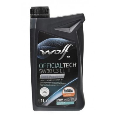 Масло Official Tech 5W30 C3 LL III 1л. 1048179 WOLF - купити в магазині запчастин по Україні